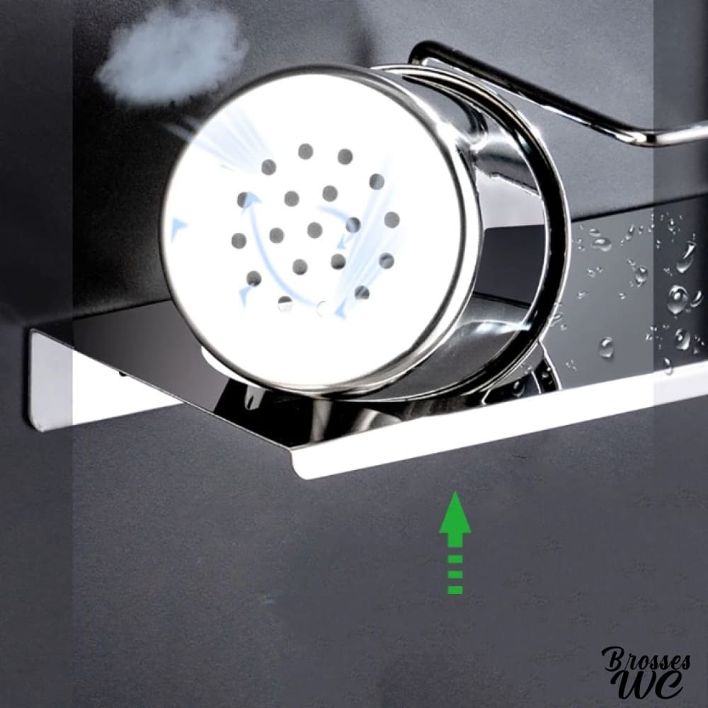 Brosse wc et porte-papier assorti