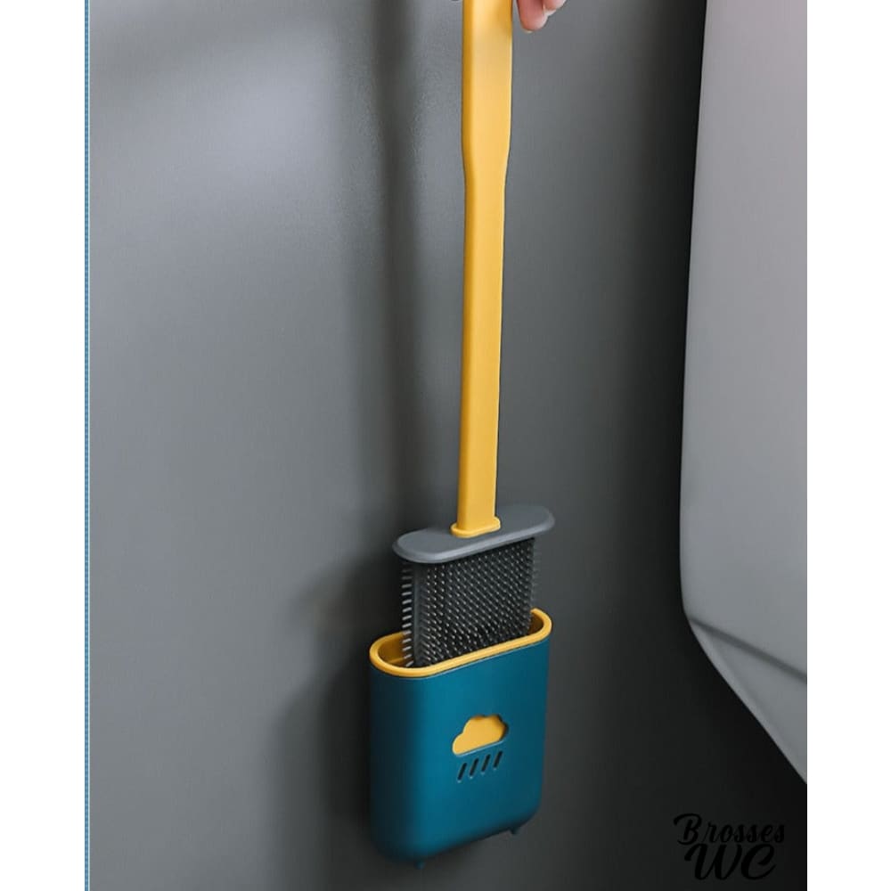 Brosse wc plate silicone