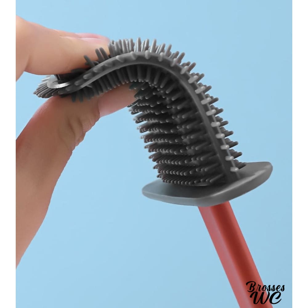 Brosse wc plate silicone