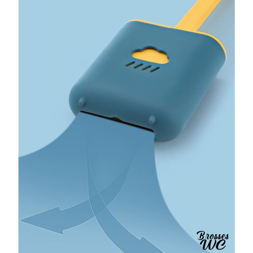 Brosse wc plate silicone