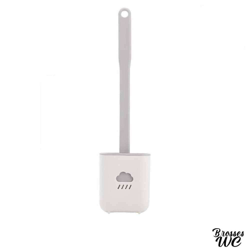 Brosse wc plate silicone