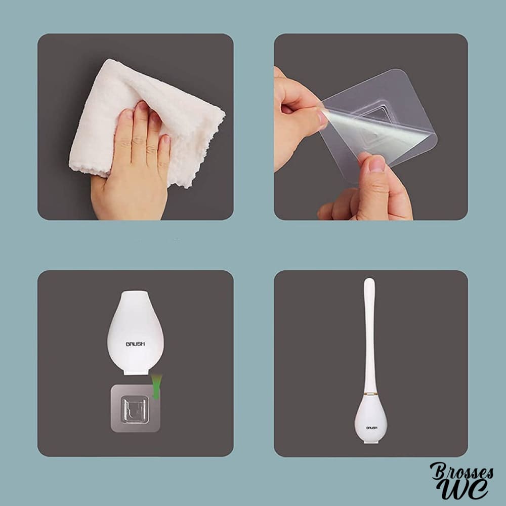 Brosse wc plate design minimaliste