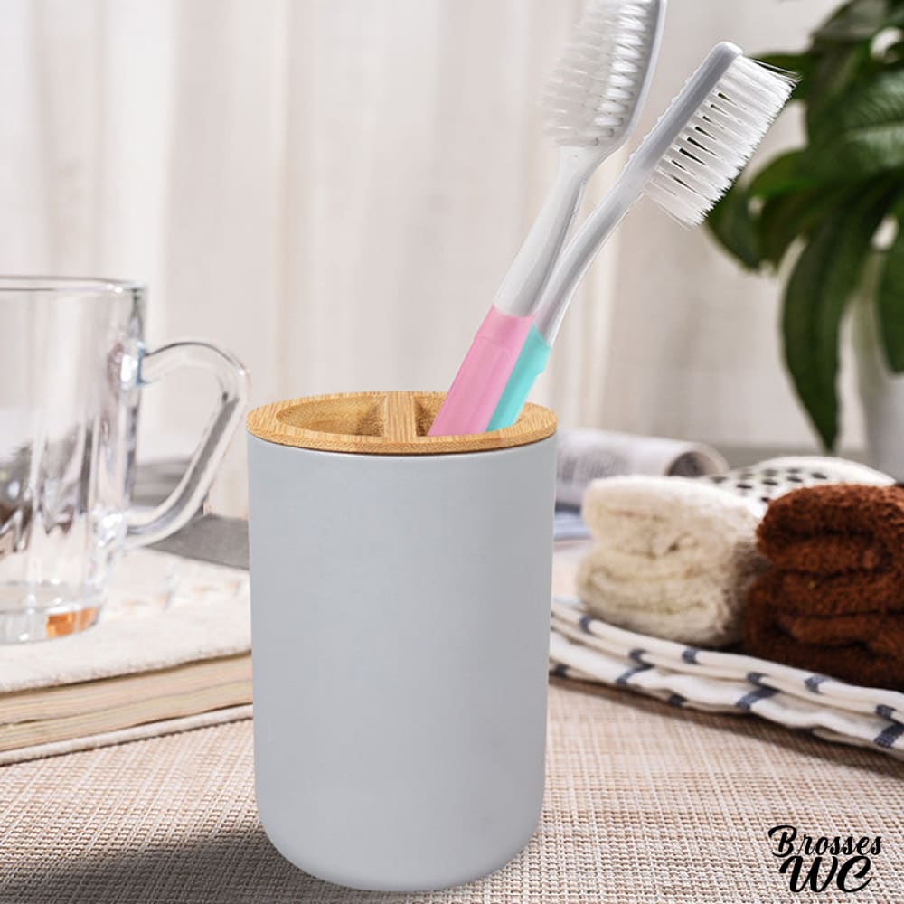 Brosse wc et poubelle bambou écologique