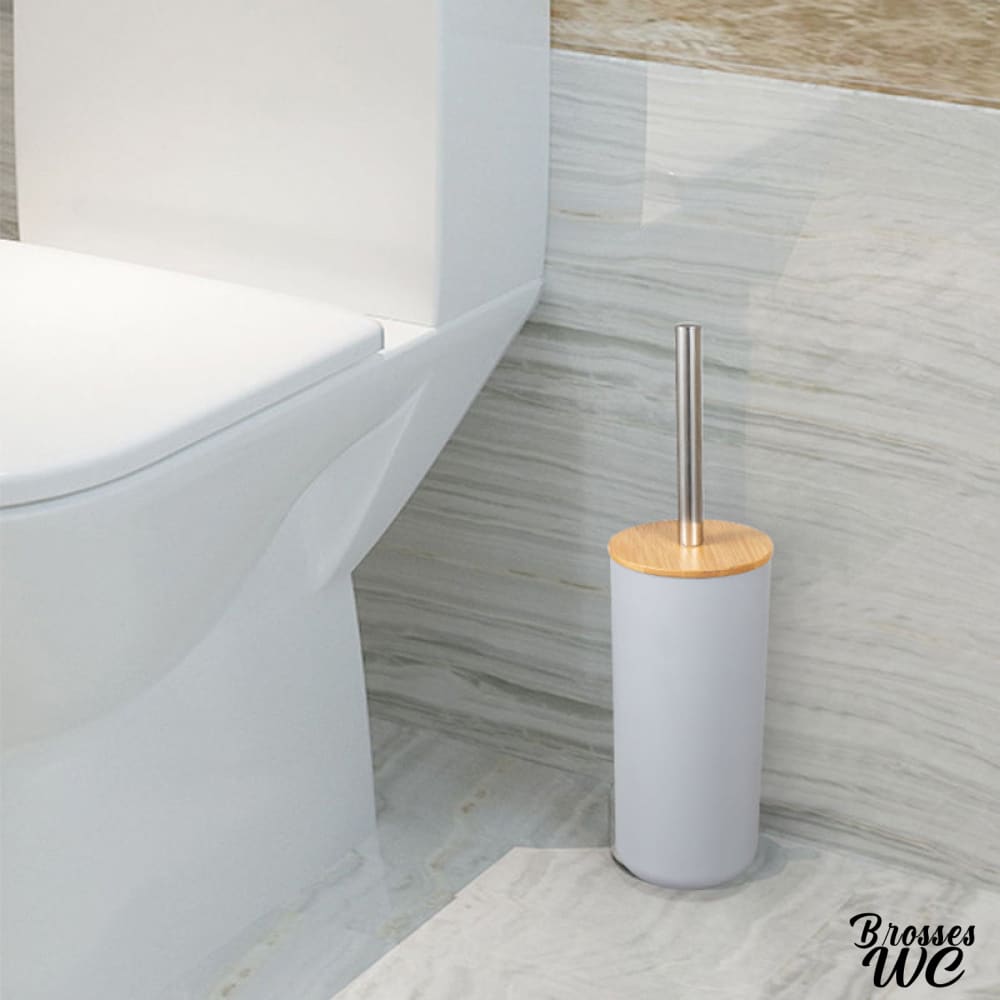 Brosse wc et poubelle bambou écologique