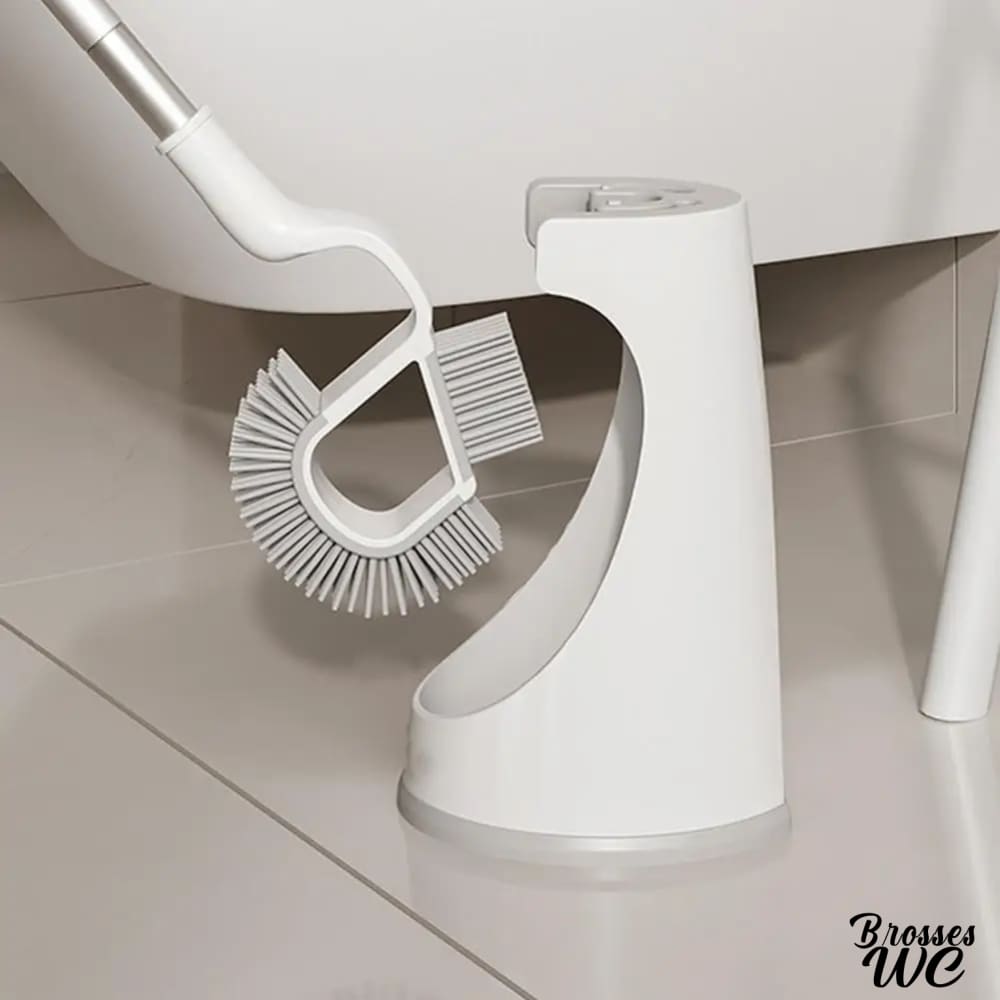 Brosse wc à tête fine astucieuse