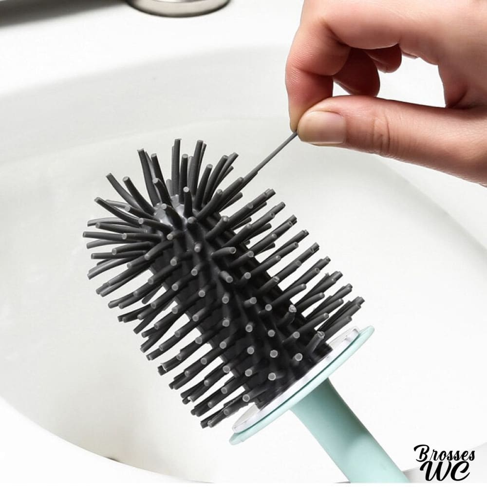 Brosse wc silicone robuste