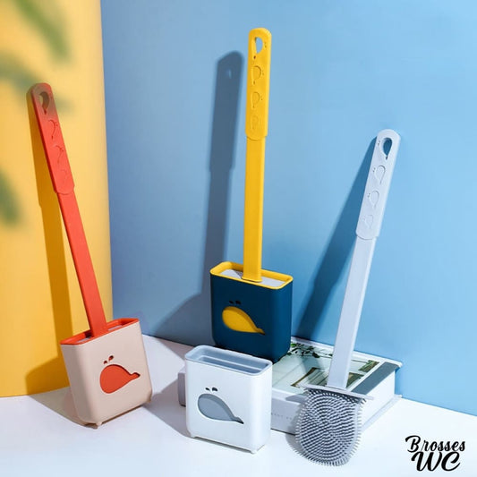 Brosse wc plate pratique