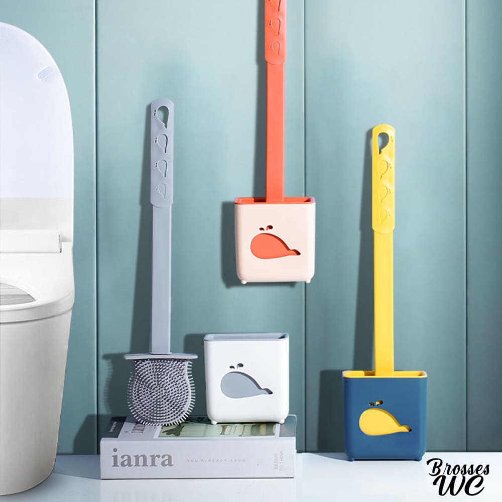 Brosse wc plate pratique