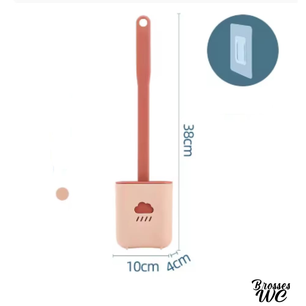 Brosse wc plate pratique