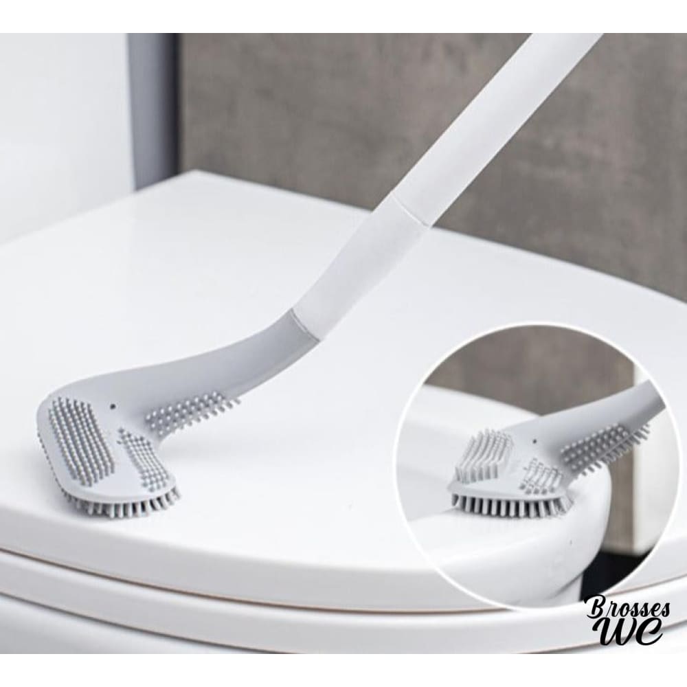 Brosse wc plate efficace