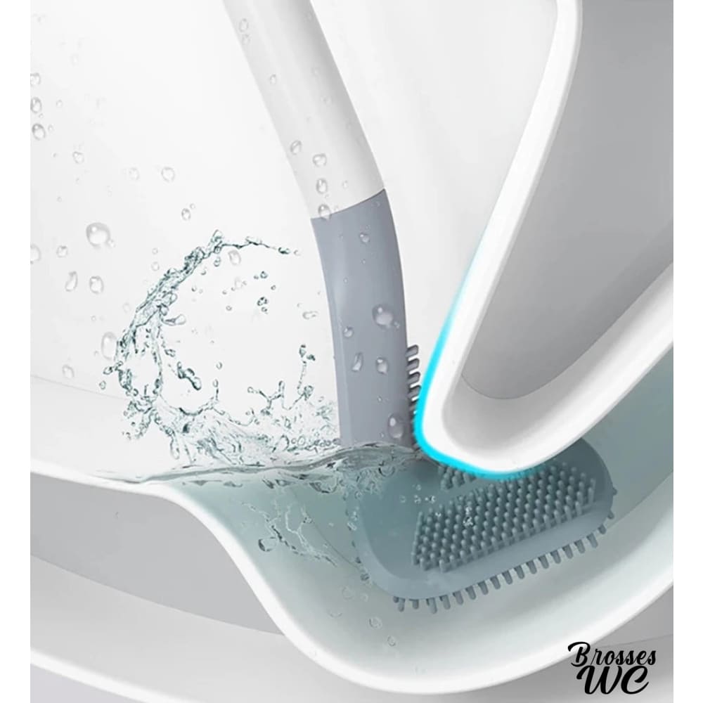 Brosse wc plate efficace