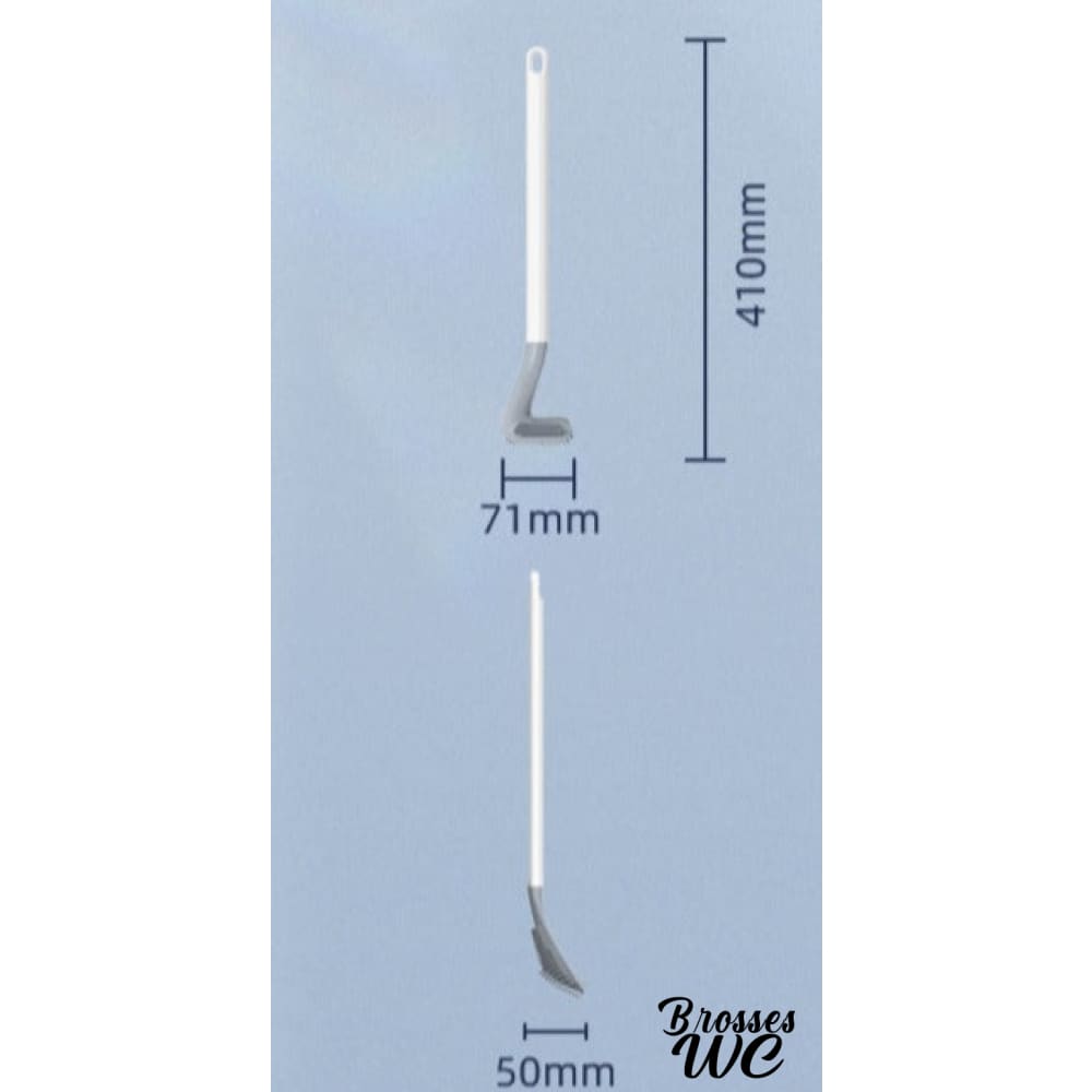 Brosse wc plate efficace