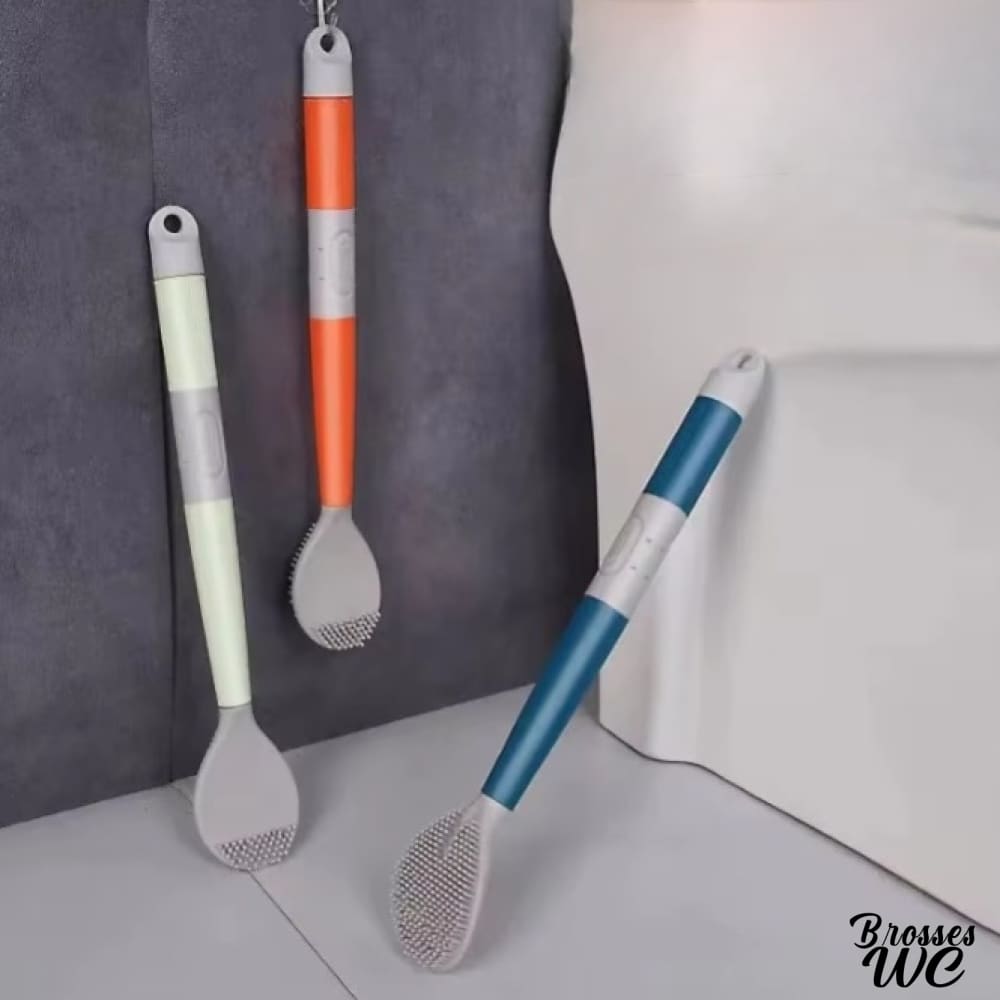 Brosse toilette avec produit intégré