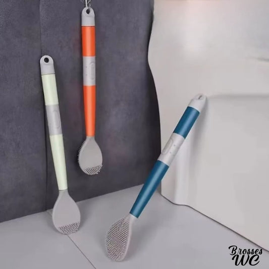 Brosse toilette avec produit intégré