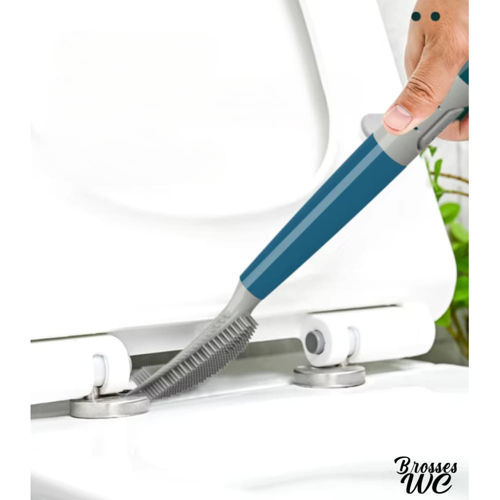 Brosse toilette avec produit intégré