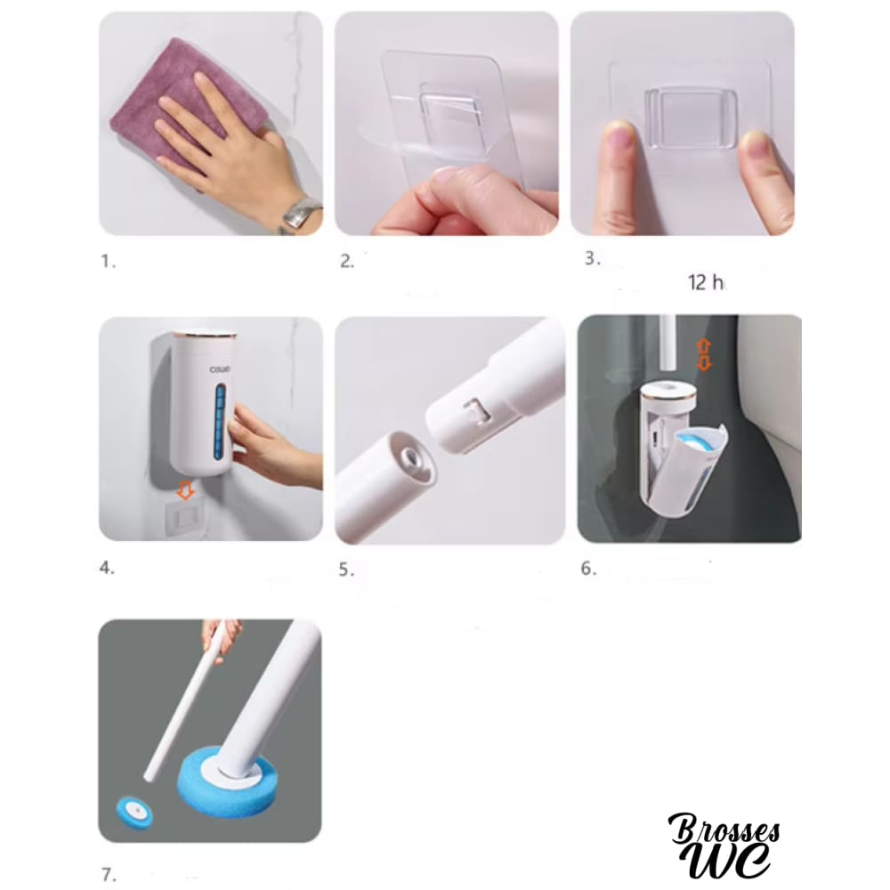 Brosse toilette jetable pratique