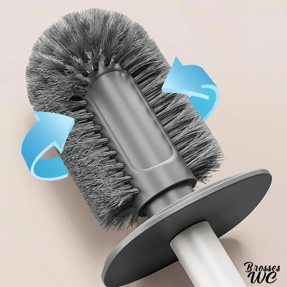 Brosse wc duo nettoyage polyvalent