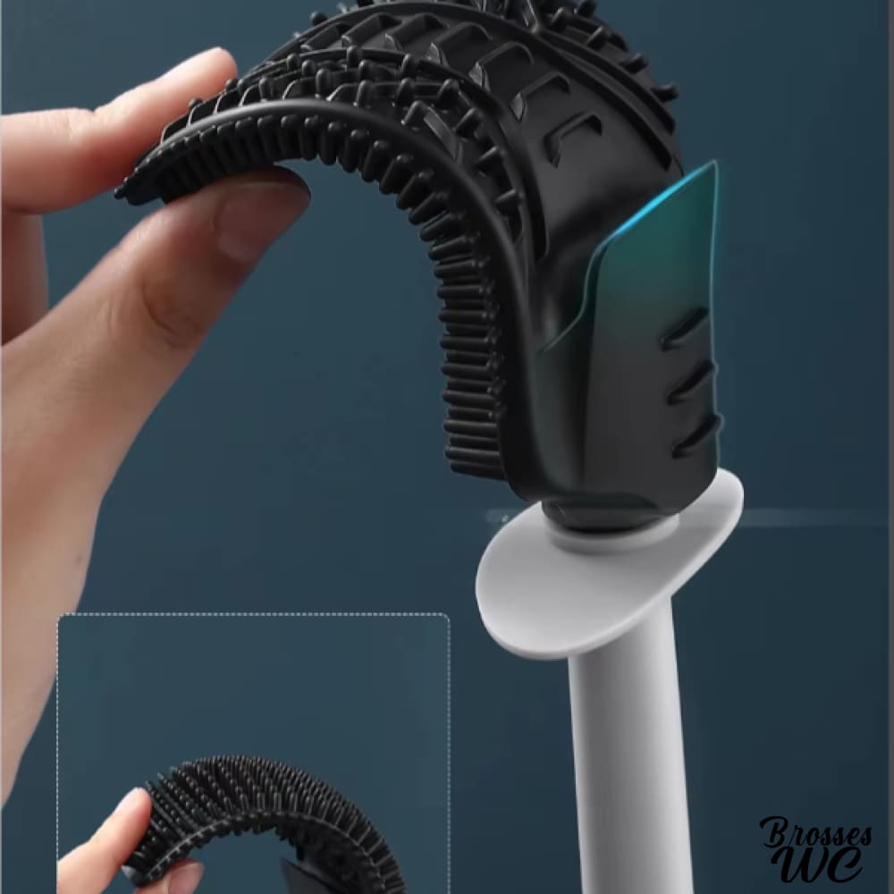Brosse wc murale fixation pratique