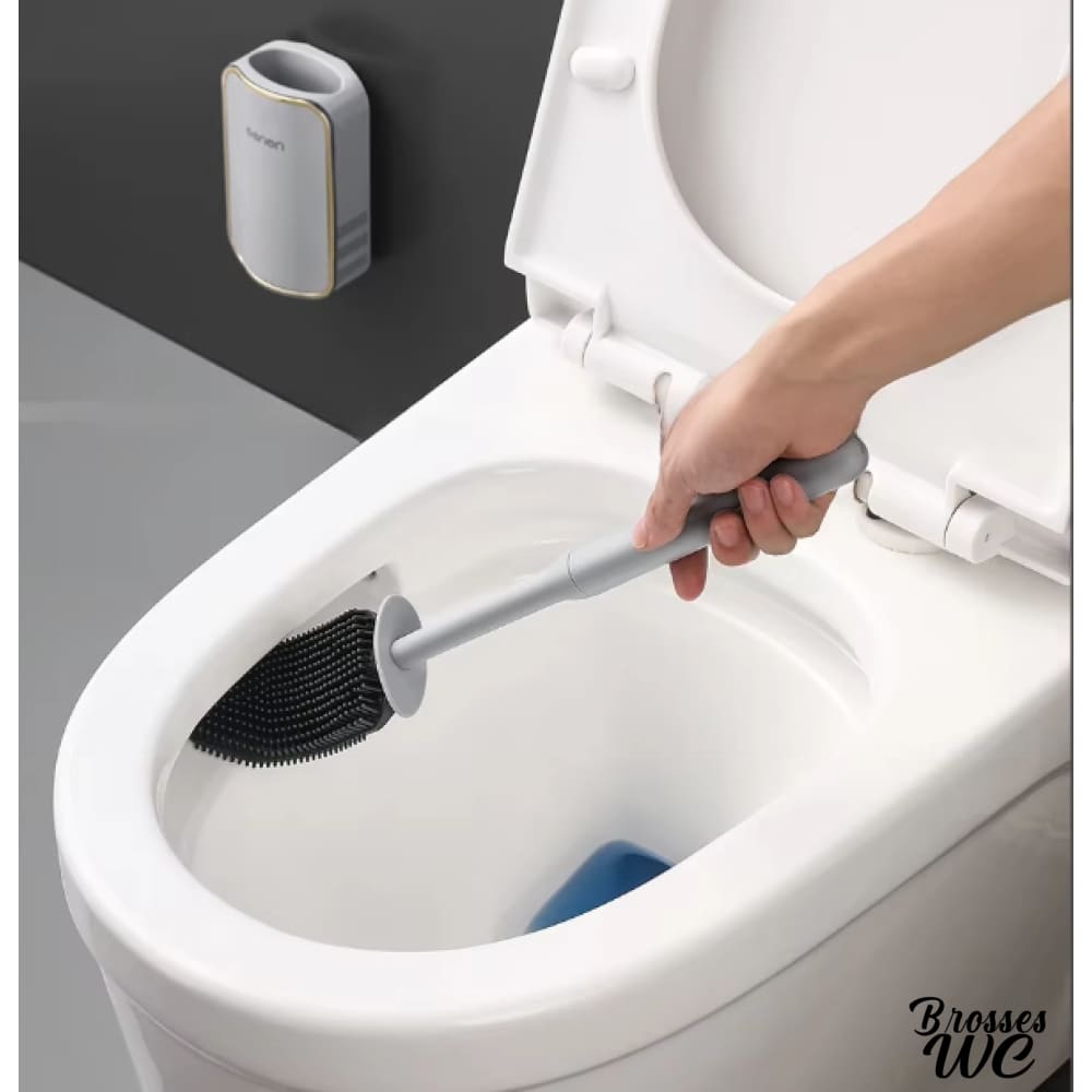 Brosse wc murale fixation pratique