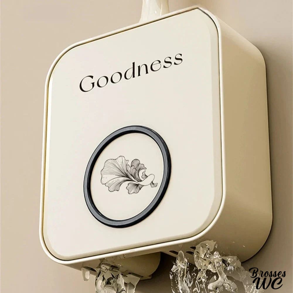Brosse wc adhésive pratique