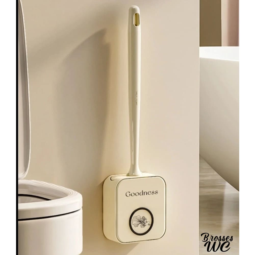 Brosse wc adhésive pratique