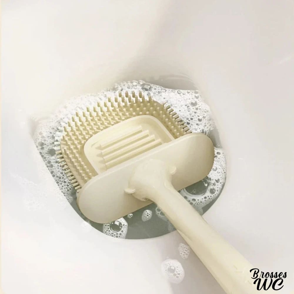 Brosse wc adhésive pratique