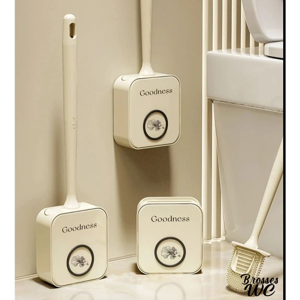 Brosse wc adhésive pratique