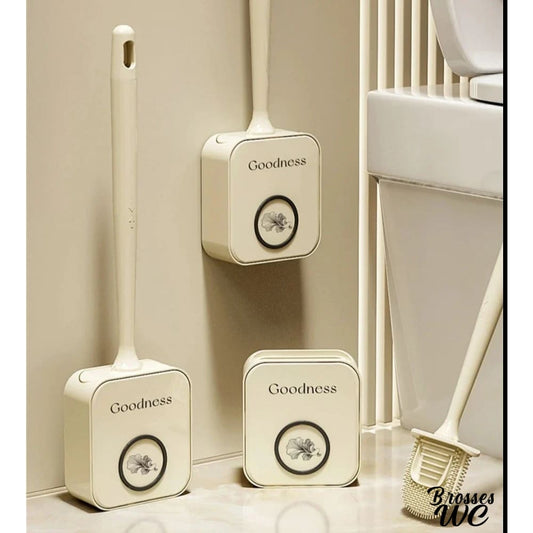 Brosse wc adhésive pratique
