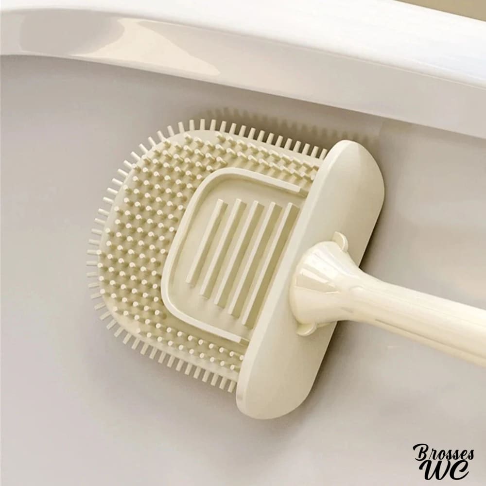 Brosse wc adhésive pratique