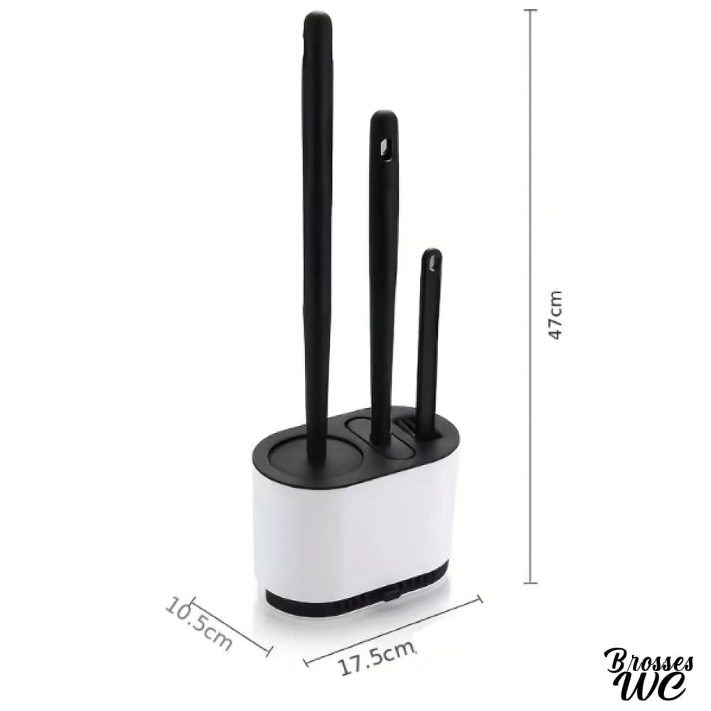 Brosse wc antibactérienne double efficacité