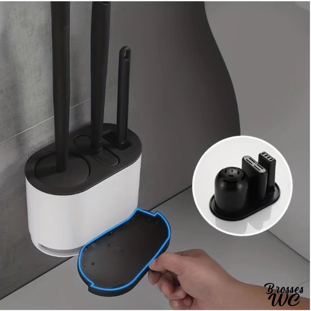 Brosse wc antibactérienne double efficacité