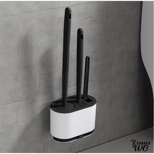 Brosse wc antibactérienne double efficacité