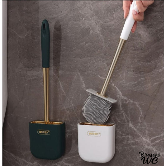 Brosse wc antibactérienne silicone hygiénique