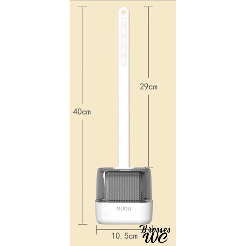 Brosse wc avec couvercle hygiénique