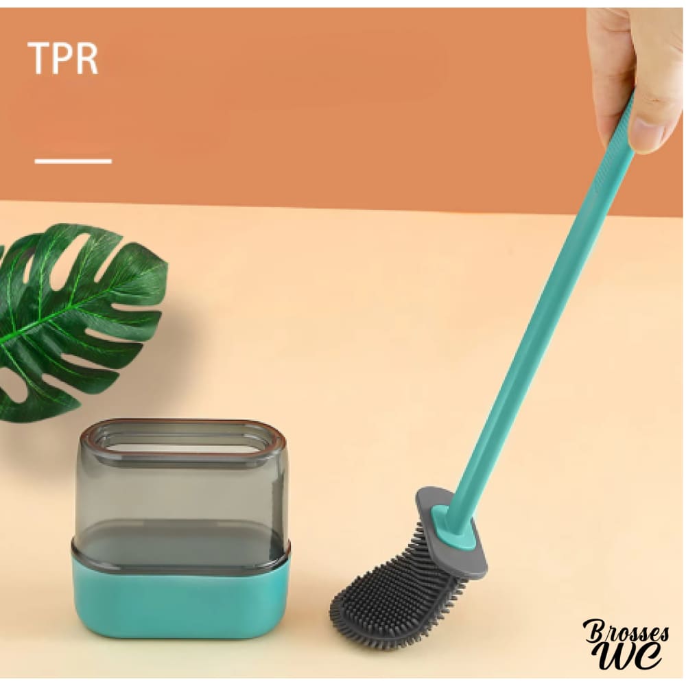 Brosse wc avec couvercle hygiénique