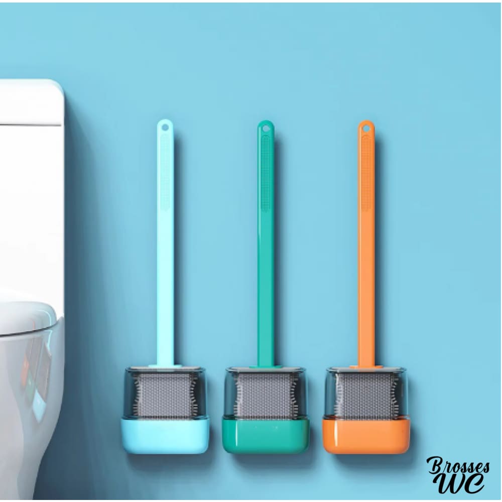 Brosse wc avec couvercle hygiénique