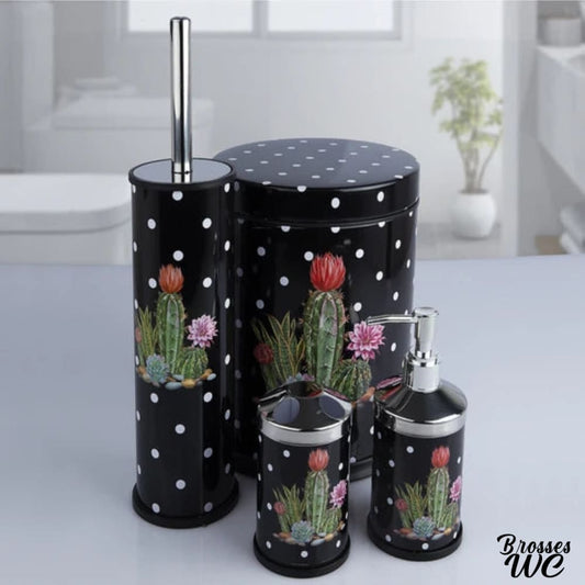 Brosse wc avec ensemble métallique robuste
