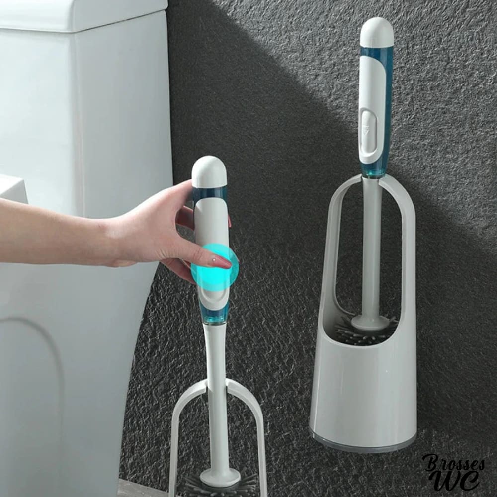 Brosse wc avec produit nettoyant