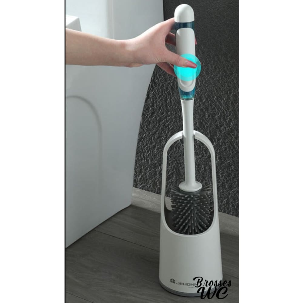 Brosse wc avec produit nettoyant