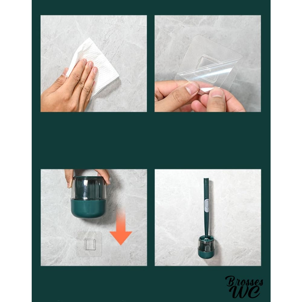 Brosse wc coquille Saint-Jacques élégante