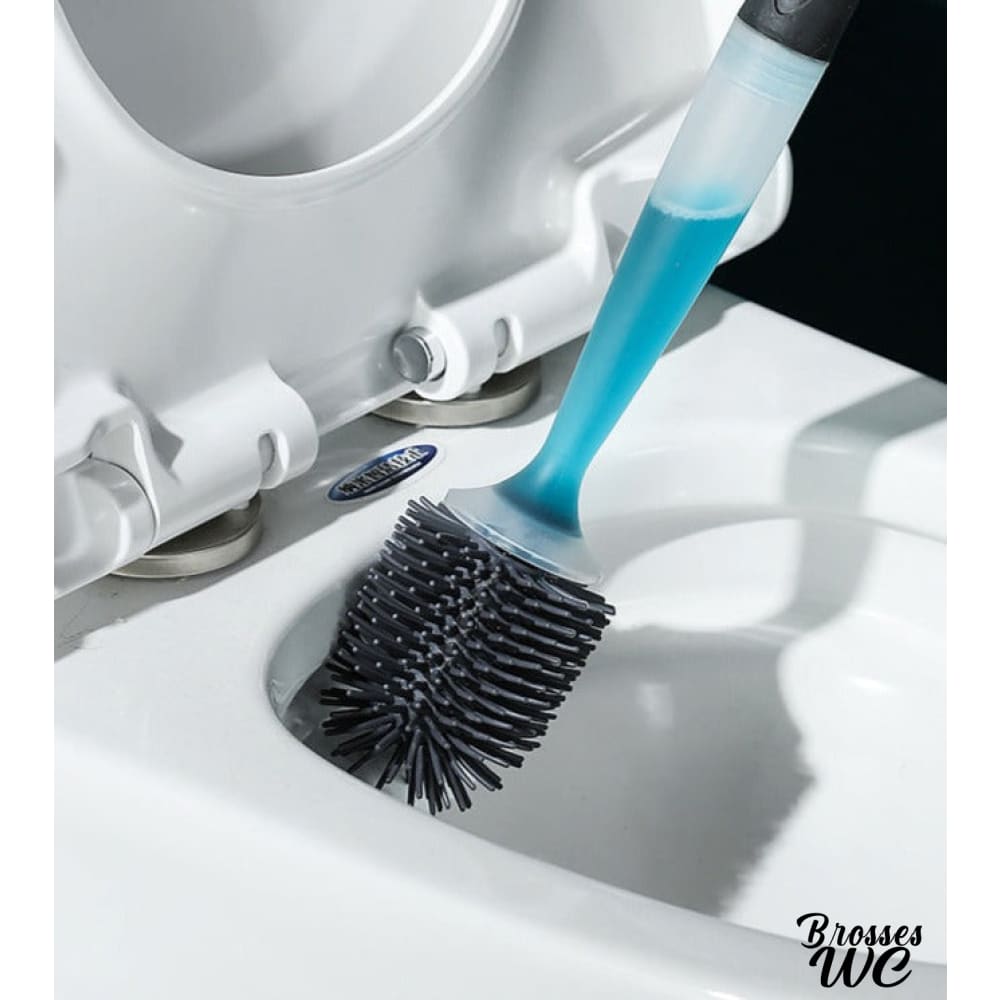 Brosse wc avec réservoir nettoyant