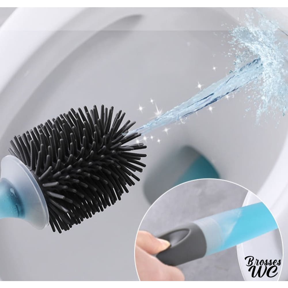 Brosse wc avec réservoir nettoyant