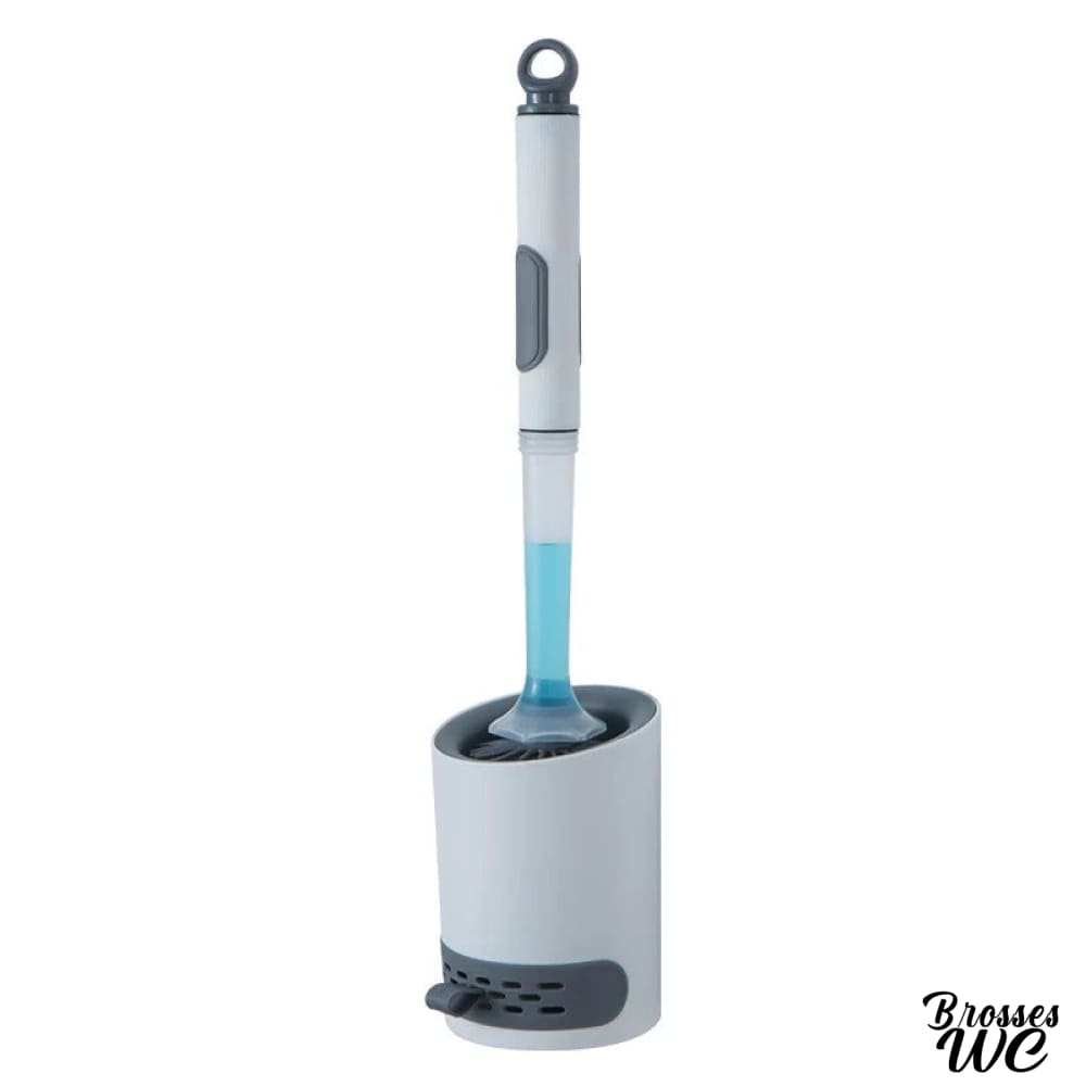 Brosse wc avec réservoir nettoyant intégré