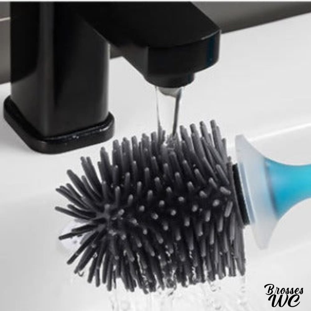 Brosse wc avec réservoir nettoyant intégré