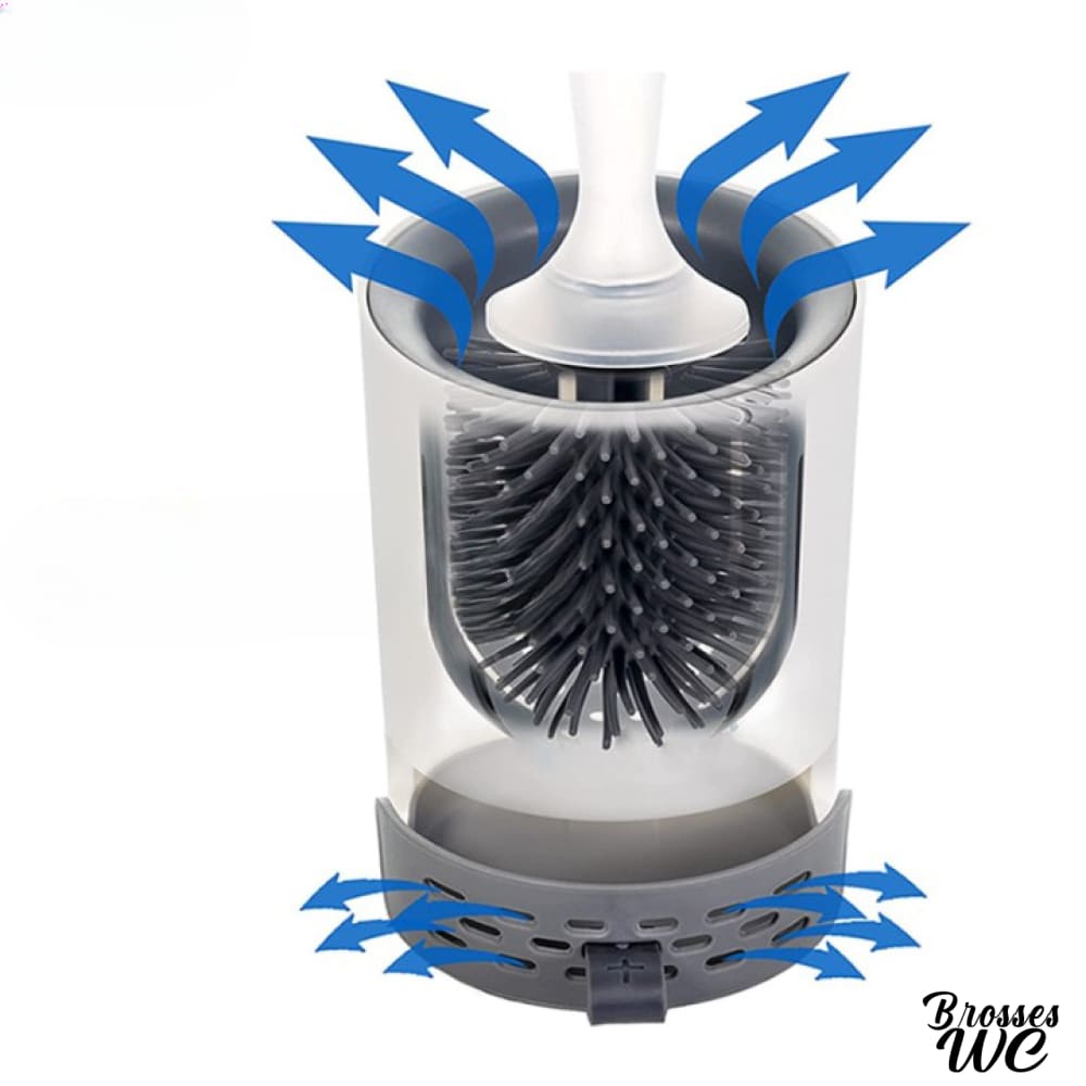 Brosse wc avec réservoir nettoyant intégré