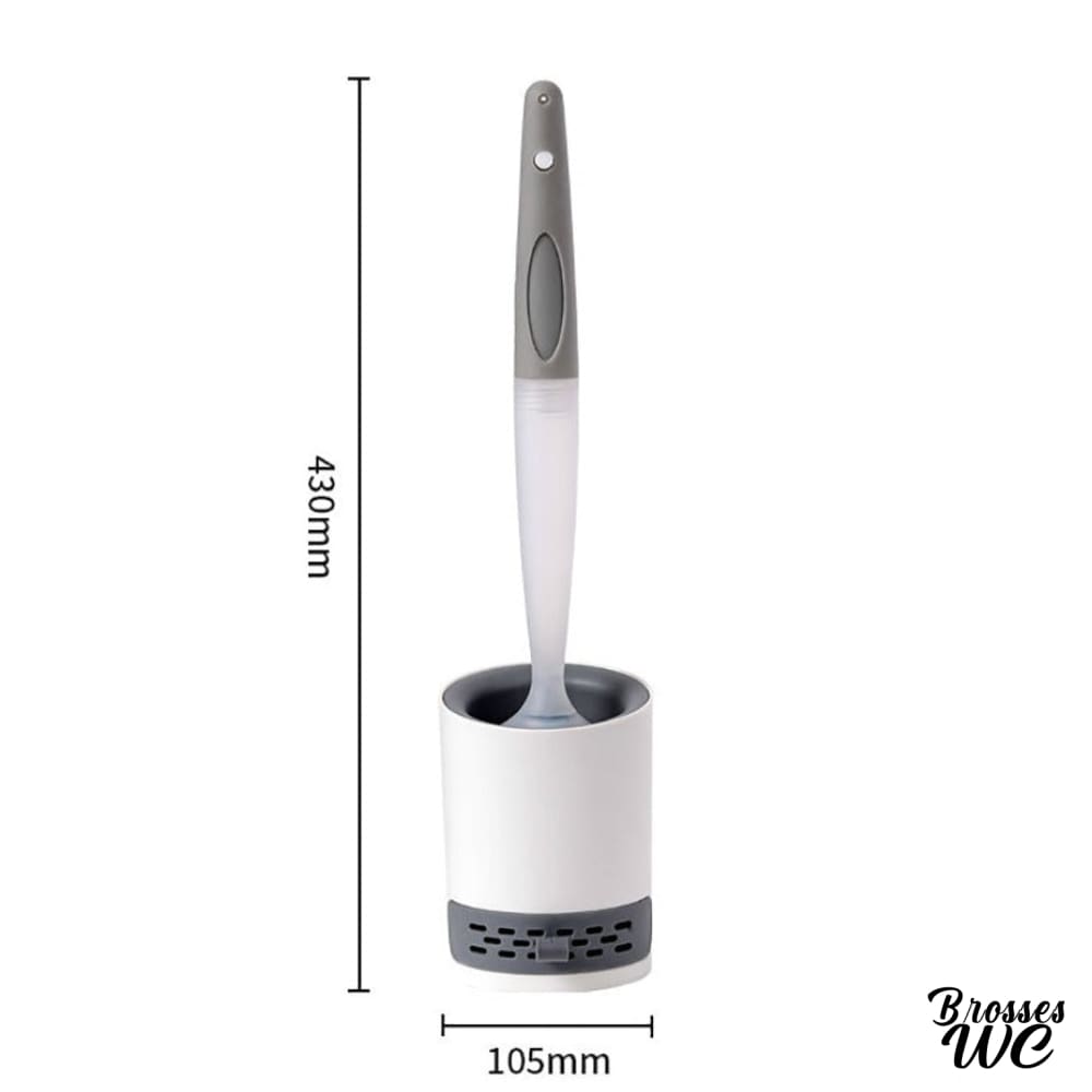 Brosse wc avec réservoir nettoyant intégré