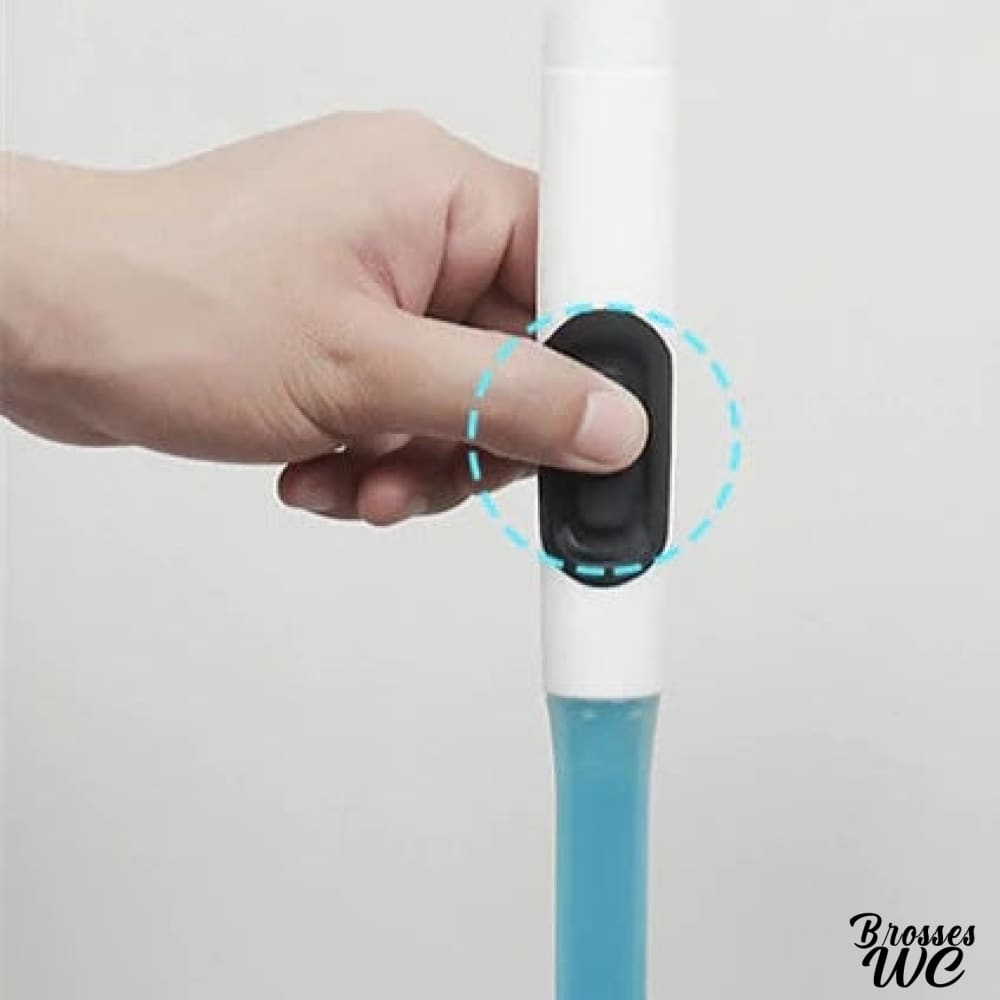 Brosse wc avec réservoir nettoyant pratique