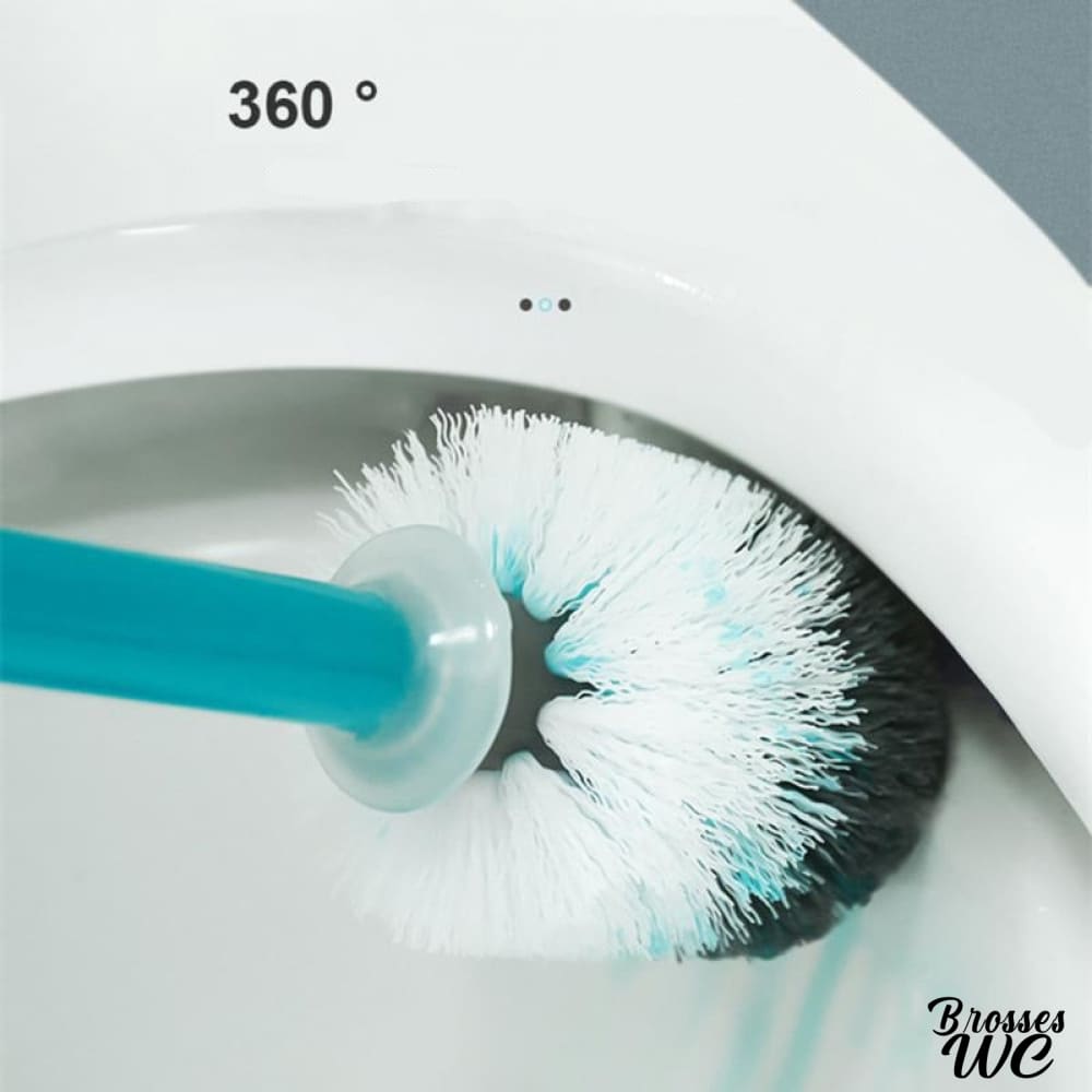 Brosse wc avec réservoir nettoyant pratique