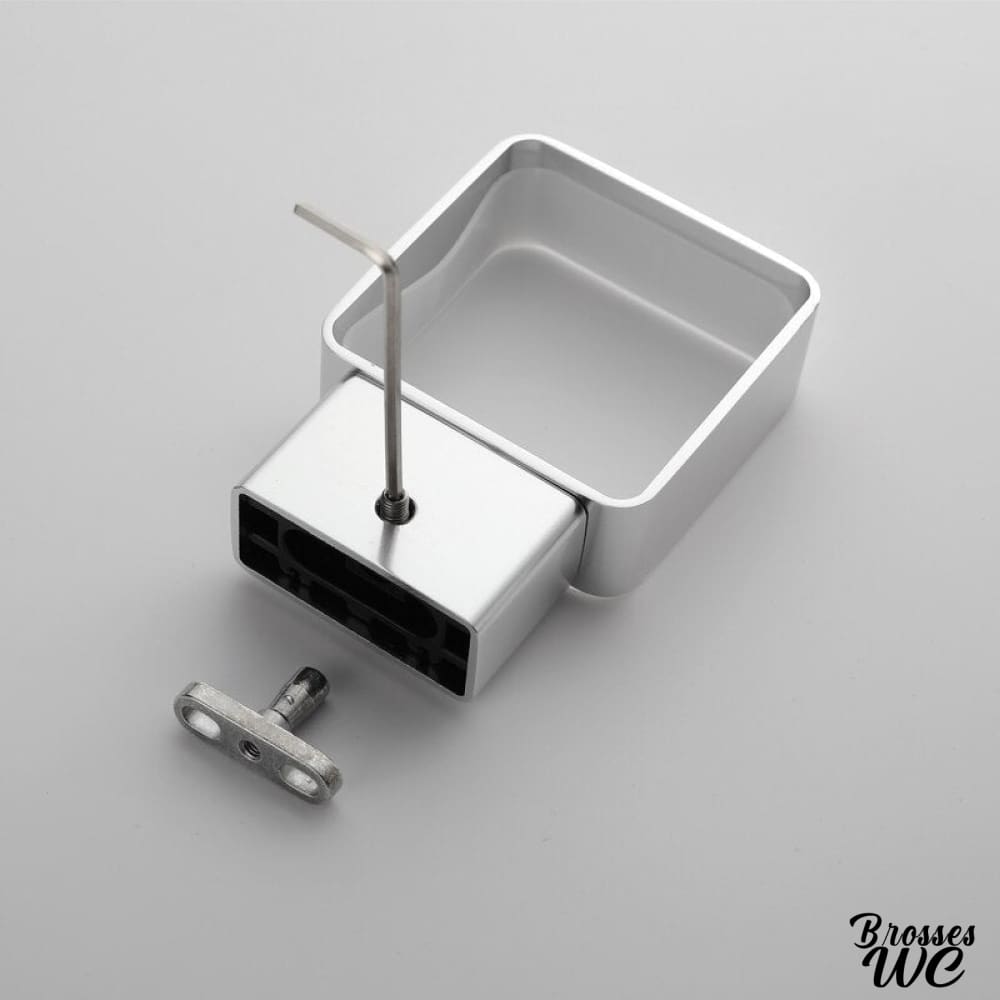 Brosse wc avec support céramique chic
