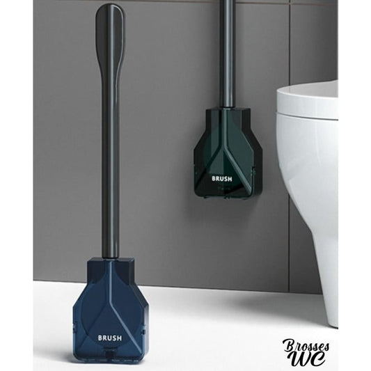 Brosse wc résine gris ou blanc élégante